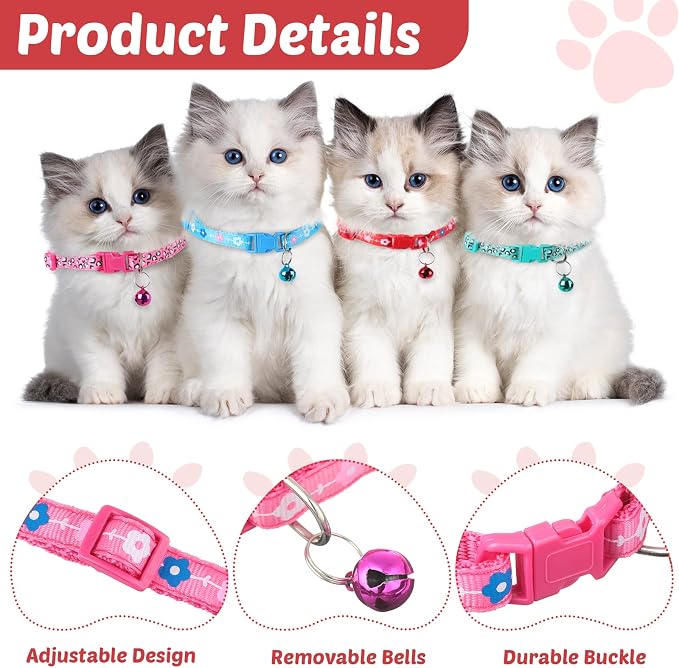 Yunsailing 24 Pcs Cat Collars - Image 3