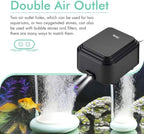 hygger Quiet <30dB Aquarium Air Pump, Adjustable Low Decibel Oxygen Fish Tank - Image 4