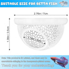Floating Betta Hide & Shrimp Cave – All-in-One Aquarium Hammock, and Safe - Image 3