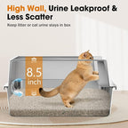 2PACK Stainless Steel Cat Litter Box - Image 5