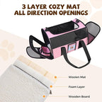 Soft Cat Carrier for Pets Up to 15 lbs, TSA Approved for Airline in-Cabin - Image 2