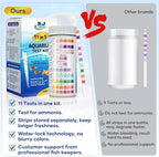 11 in 1 - Aquarium Test Strips | 950 Tests - 150 Strips | Fish Tank Aquariums - Image 6
