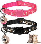 2PCS Breakaway Cat Collars by Baeuppit