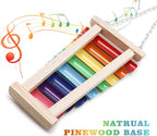 Dnoifne Colorful Bird Xylophone Toy, Suspensible Funny Xylophone Toy - Image 4