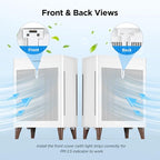 MOOKA Air Purifiers for Home Bedroom Large Room 2800 Ft², Double-Sided HEPA Air - Image 9