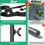 Solar Dog Light Outdoor Decorative, Metal Black Dog&Cat Silhouette Solar Garden - Image 7