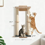 Veehoo Cat Wall Shelves, 28.3" Cat Wall Climber - Image 7