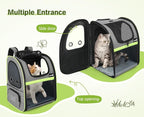 Pecute Pet Carrier Backpack, Large Cat Carrier Backpack Hold Up to 22 Lbs - Image 5
