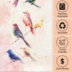 Colorful Bird Hand Towels - Image 3