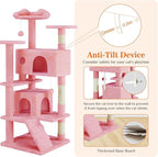Sweetcrispy 54-Inch Cat Tree Tower – Multi-Level - Image 3