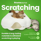 Cattasaurus Unique Gothic Peeka-Boo Cat Cave Duo Jumbo Set, Extra Spacious - Image 6