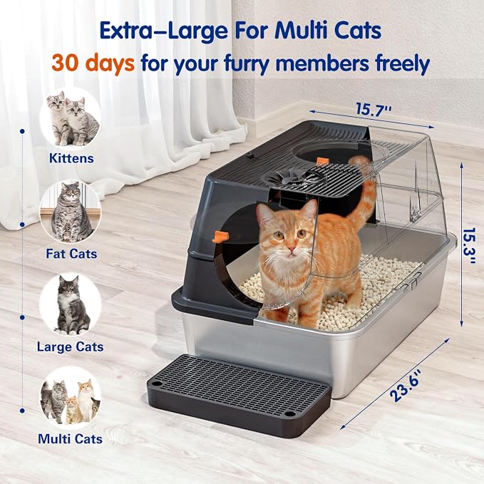 Stainless Steel Litter Box - Image 7