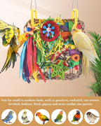 ERKOON Cockatiel Toys, Budgie Toys Foraging Toy Hanging Bird Toy - Image 3