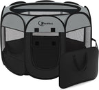 Dark Grey Dog Cat Playpen, Puppy Pet Playpen, Small Dogs Tent Crates Cage by Siedihit