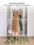 Babelio 36" Tall Baby Gate, PressGuard P7, 29-48" Auto Close Pressure Mounted - Image 2