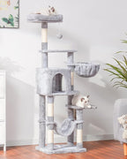 Hey-brother Cat Tree with Large Hammock, Cat Condo with Sisal-Covered - Image 5