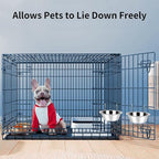 2PCS Kennel Water Bowl Hanging, Stainless Steel Puppy Bowls - Image 6