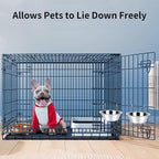 2PCS Kennel Water Bowl Hanging, Stainless Steel Puppy Bowls - Image 6