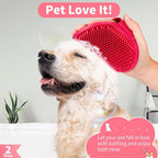Comotech 6PCS Dog Bath Brush & Dog Toothbrush | Adjustable Handle Shampoo Brush - Image 3