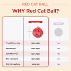 JAYU PET Red Cat Ball - Image 6