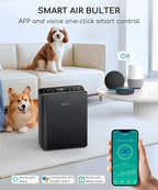 Air Purifier for Home Bedroom Large Room Up to 2000Ft², Smart APP&Voice Control - Image 3