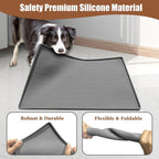 18"x12" Dog Food Mat, Silicone Dog and Cat Mats - Image 3