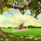 3PCS Chicken Swing, Natural Wood Chicken Toys - Image 5