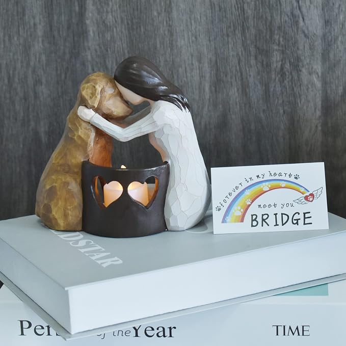 Dog Memorial Gifts，Pet Loss Gifts，Hand-Sculpted Dogs Passing Away Sympathy - Image 9