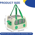 Pet Backpack Carrier, Portable and Ventilated, Oxford Cloth, Dogs Cats and - Image 2