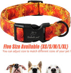 Fall Dog Collar, Soft Adjustable Cotton Holiday Dog Collars - Image 6