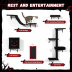 COZIWOW Wall-Mounted Cat Tree | Space-Saving Feline Furniture - Image 6