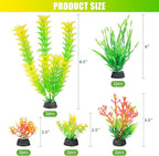 AQUANEAT Artificial Fish Tank Plants, Aquarium Decorations - Image 2