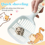 Cat Litter Scoop, Kitty Litter Scoop, Cat and Dog Poop Collector, 3-Layer Mesh - Image 3