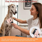 3PCS Cat & Dog Brush Set: Slicker & Deshedding Brush, Dematting Comb, and Bath - Image 4