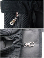 Pet Dog Puppy Cat Carrier Five Holes Backpack Double Shoulder Straps Canvas - Image 6