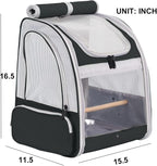 Bird Backpack Carrier with Stand Perch, Bird Travel Backpack - Image 2