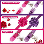 azuza 2 Pack Cat Collar Floral - Image 3