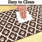 Dog Food Mat 24X32 Inch Pet Feeding Absorbent Mats - Image 6