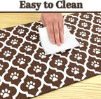 Dog Food Mat 17X30 Inch Pet Feeding Absorbent Mats - Image 6