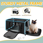 Petskd Pet Carrier 17x12x8.5 JetBlue Allegiant Airline Approved, Pet Travel - Image 6
