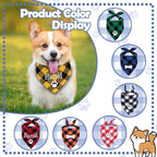 Personalized Dog Bandana Embroidered Name Custom Neckwear Dog Scarf Triangle - Image 5