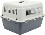 SportPet Designs Plastic Kennels Rolling Plastic Wire Door Travel Dog Crate - Image 4
