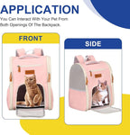 Pet Backpack Carrier, Portable and Ventilated, Oxford Cloth, Dogs Cats and - Image 5