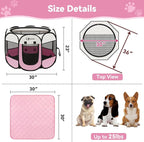 Dog Cat Playpen, Puppy Pet Playpen Indoor - Image 3