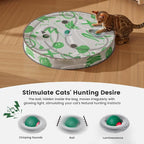 Gardner Pet Interactive Cat Toys Ball, Self Moving Ball in 4 Holes Play Mat - Image 3