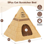 Cat House for Indoor Cats, Scratch-Resistant Cat Cave, Felt Cat Hideaway - Image 4