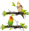 PINVNBY 2 PCS Bird Perches Simulation Branch Parrot Cage Perch Stand by PINVNBY