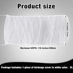 Shappy Large Bird Cage Seed Catcher, Bird Cage Cover Net Skirt Guard, - Image 2