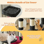 Cat Tree Tower 44 Inch, Small Cat Tower - Image 3