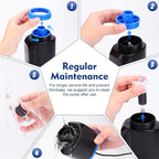 AQQA DC 36W Electric Aquarium Vacuum Gravel Cleaner 6-in-1 Multifunctional Fish - Image 7